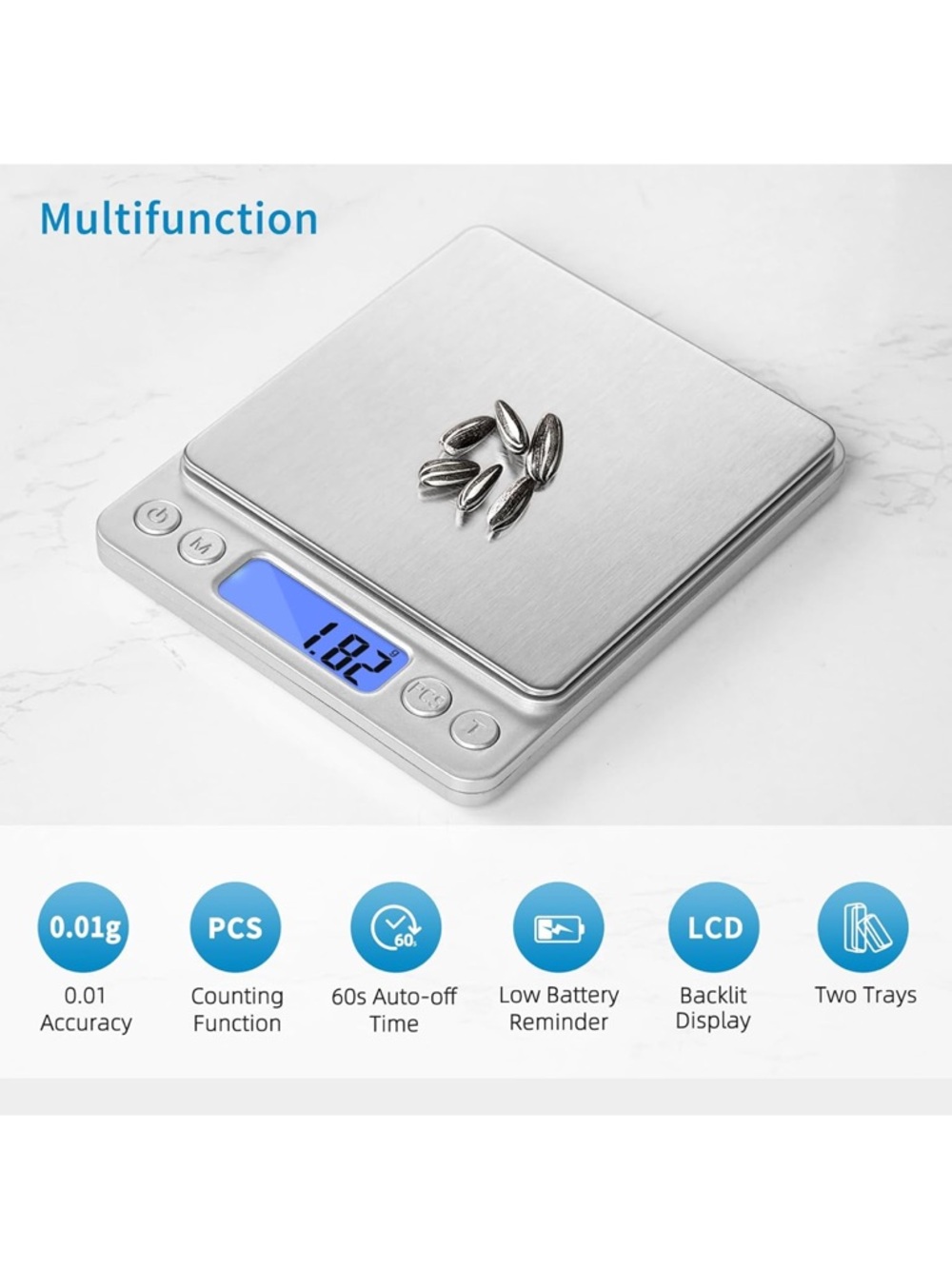 Digital Stainless Steel Mini Scale - Picture 6 of 11